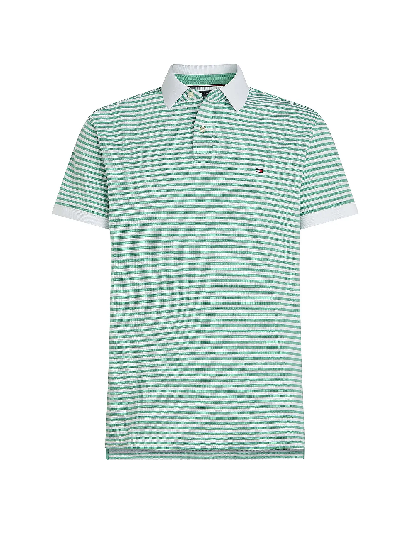 TOMMY HILFIGER | Poloshirt Regular Fit | grün